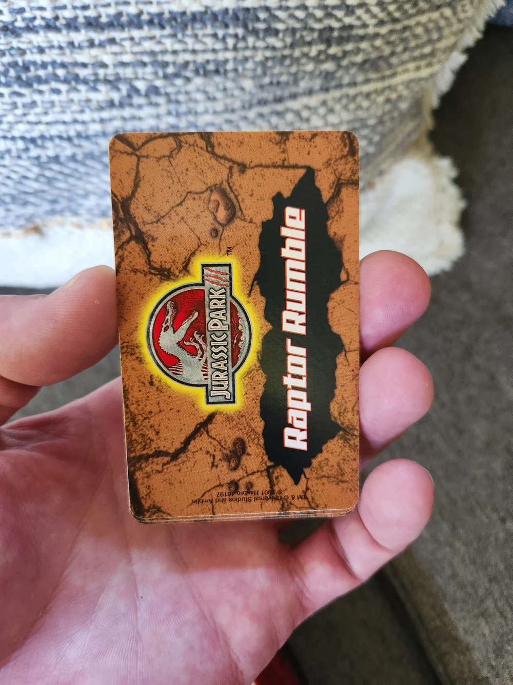 Jurassic Park 3 Board Game Missing 1 Dinosaur & 1 Playing Card Pictured ^